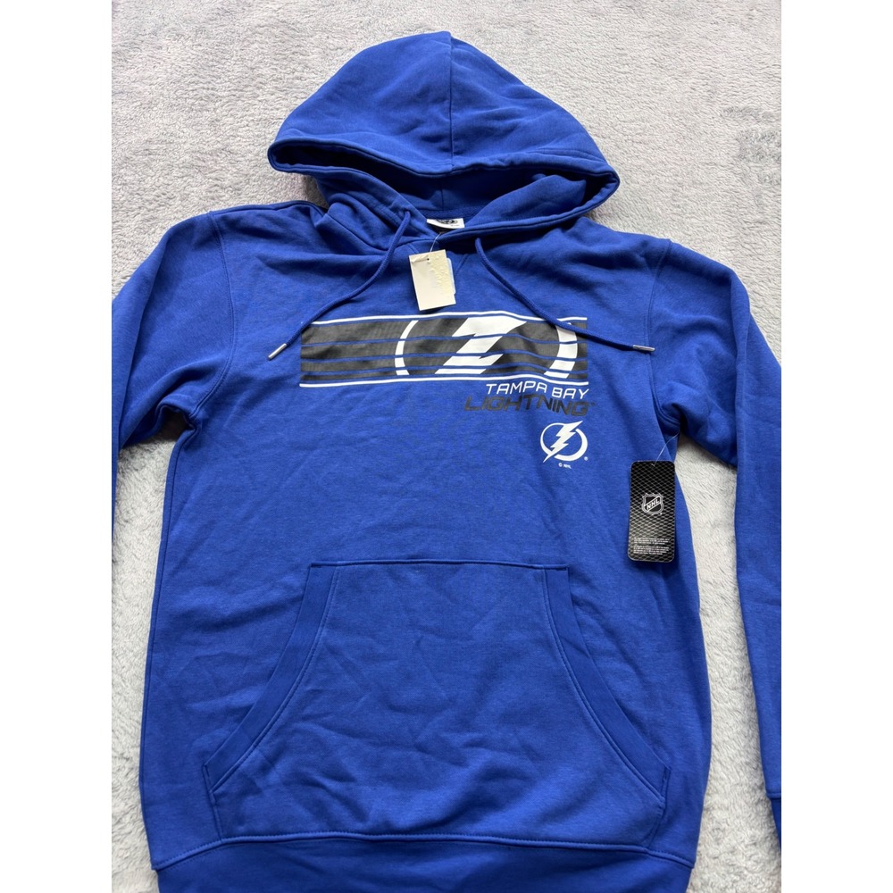 Tampa Bay Lightning‎ NHL Pullover Hoodie Royal Blue Men's Size S